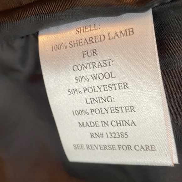 Sheared Persian lamb jacket,Small size ,fits 36 bust, length 21. 3/4 sleeves - Picture 7 of 9